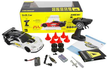 21122 Corvette C6.R Drift Car 1:18 RTR weiß